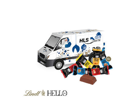 Product image 3D Präsent "Transporter" mit Lindt HELLO Werbeartikel