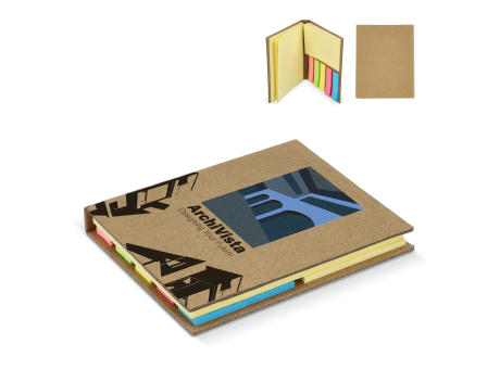 Haftnotizen Kraftpapier 3 Werbeartikel