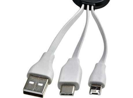 Ladekabelset aus Kunststoff Pilar bedrucken