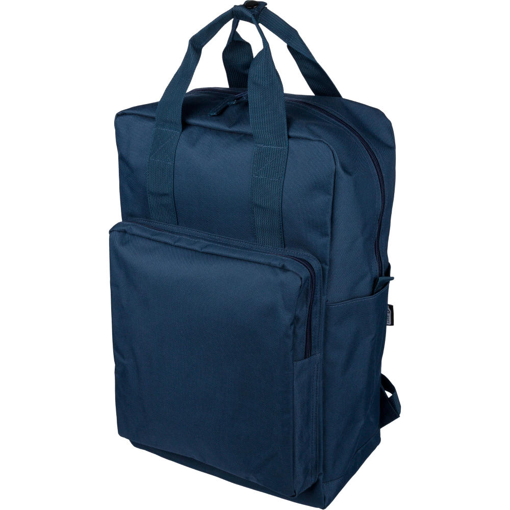 Rucksack aus recyceltem (900D) Polyester Amalia Werbeartikel