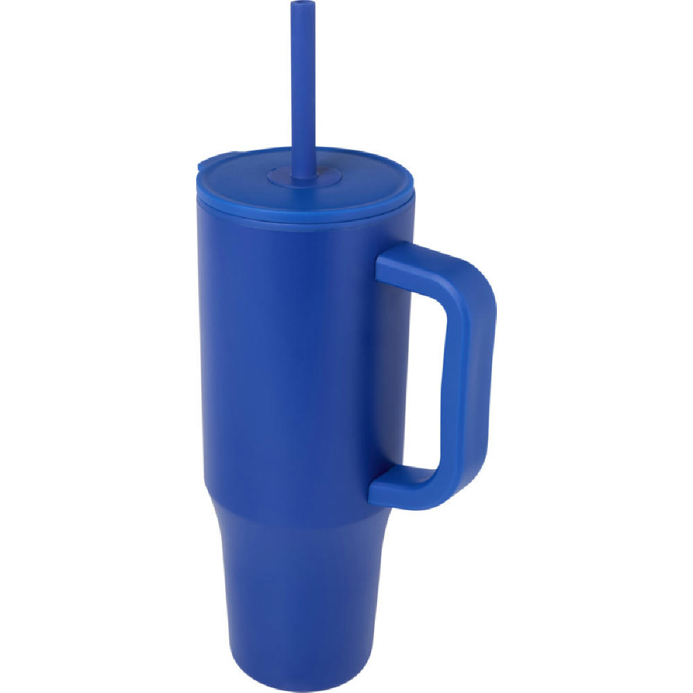 Brady 900 ml RCS-zertifizierter Isolierbecher mit Silikon Trinkhalm Werbeartikel