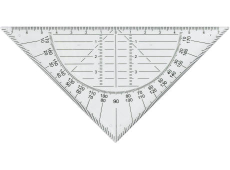 Geodreieck aus Kunststoff Jaden Werbeartikel