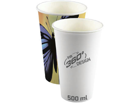 Product image PE-Pappbecher, 450ml, , Becher XL Werbeartikel