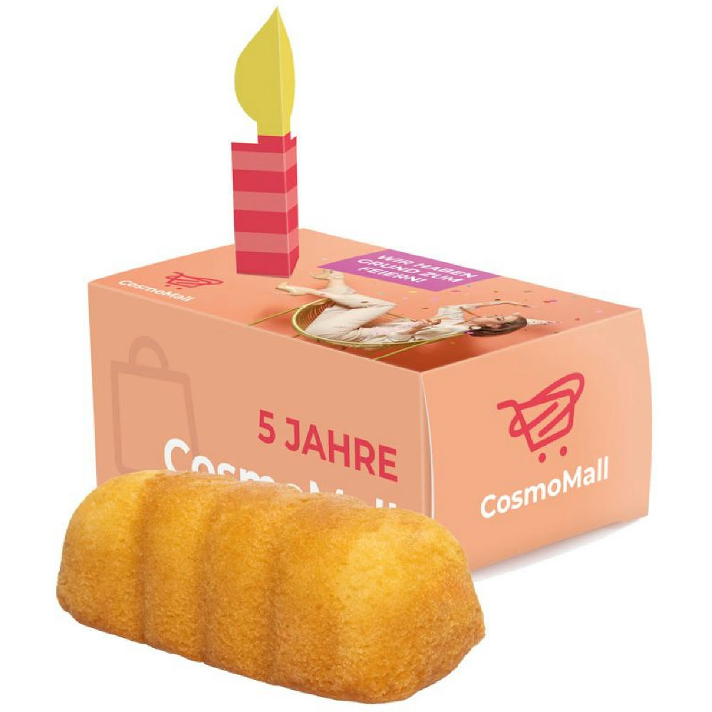 Product image Gratulationsbox L KuchenMeister Minirührkuchen Werbeartikel