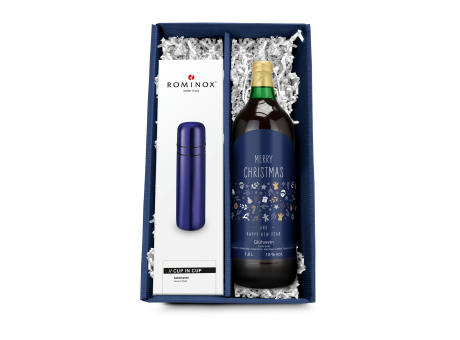 Geschenkset / Präsenteset: Blauer Glühweinduft bedrucken