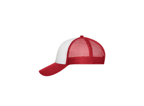 6 Panel Mesh Cap - Trendiges 6 Panel Mesh Cap aus Polycotton Werbeartikel