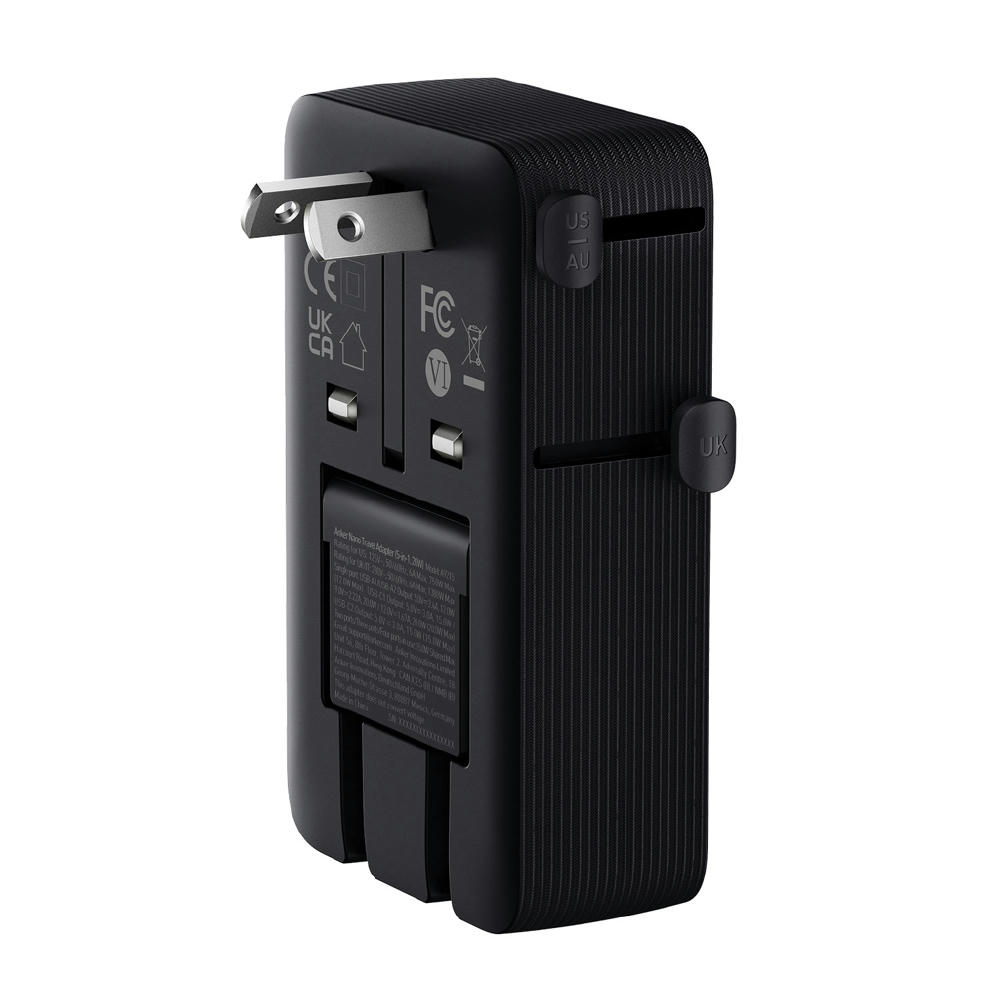 Anker Nano Reiseadapter (5-in-1, 20W) Werbeartikel