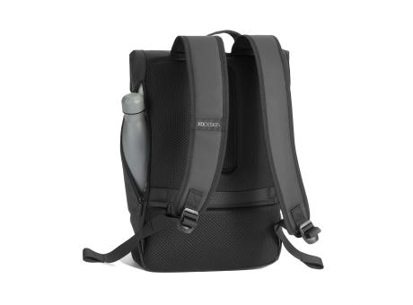 Urban wasserabweisender Flap-Top Rucksack bedrucken