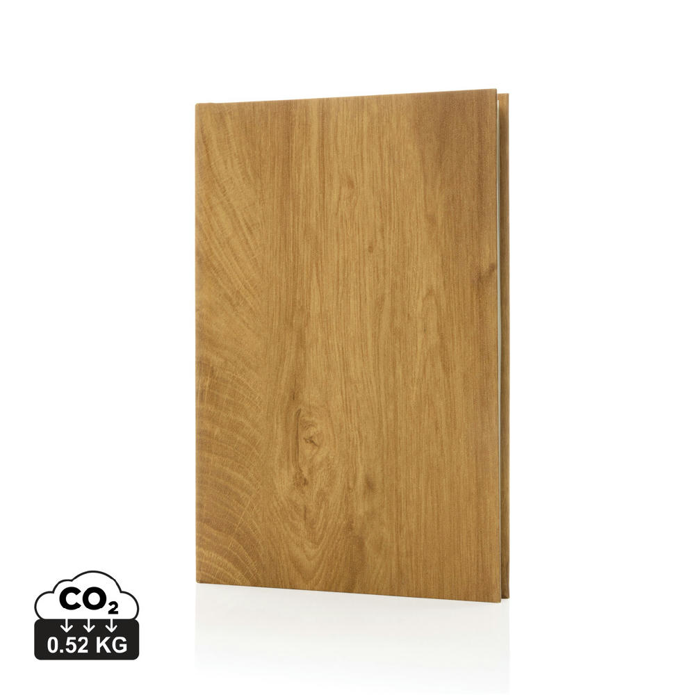 Kavana A5 Notizbuch mit Holz-Print Werbeartikel
