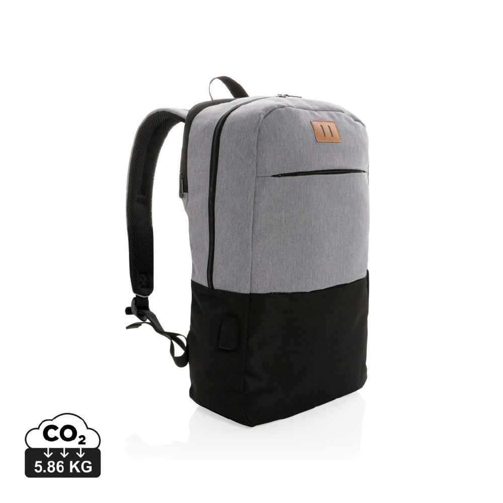 Product image Moderner 15.6" USB & RFID Laptop-Rucksack, PVC-frei Werbeartikel