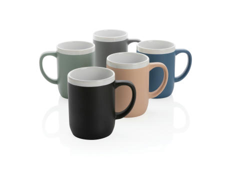 Product image Keramiktasse mit weißem Rand, 300ml bedrucken