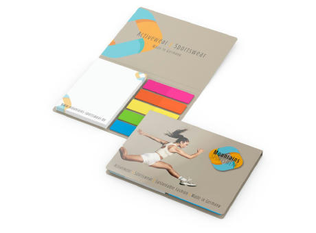Haftnotiz-Set Lissabon Softcover Individuell Werbeartikel