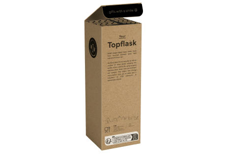 Topflask RCS Recycled 500 ml single wall Trinkflasche Werbeartikel