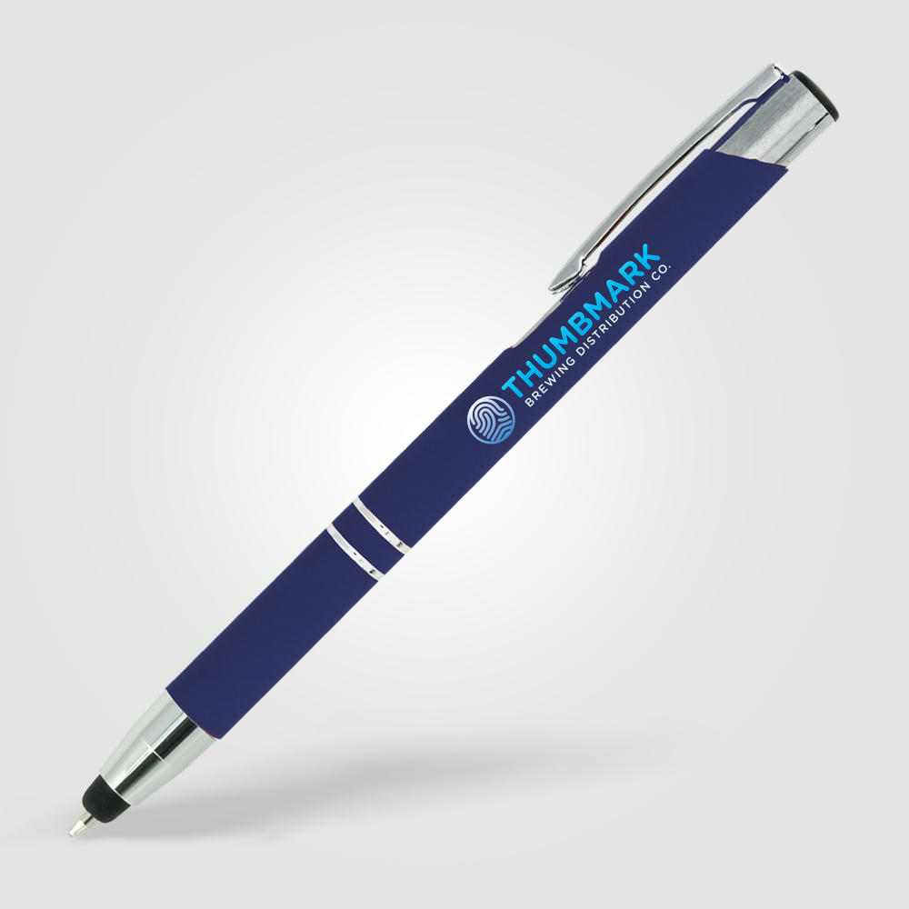 Crosby Metall Kugelschreiber - m/ Stylus unten Werbeartikel