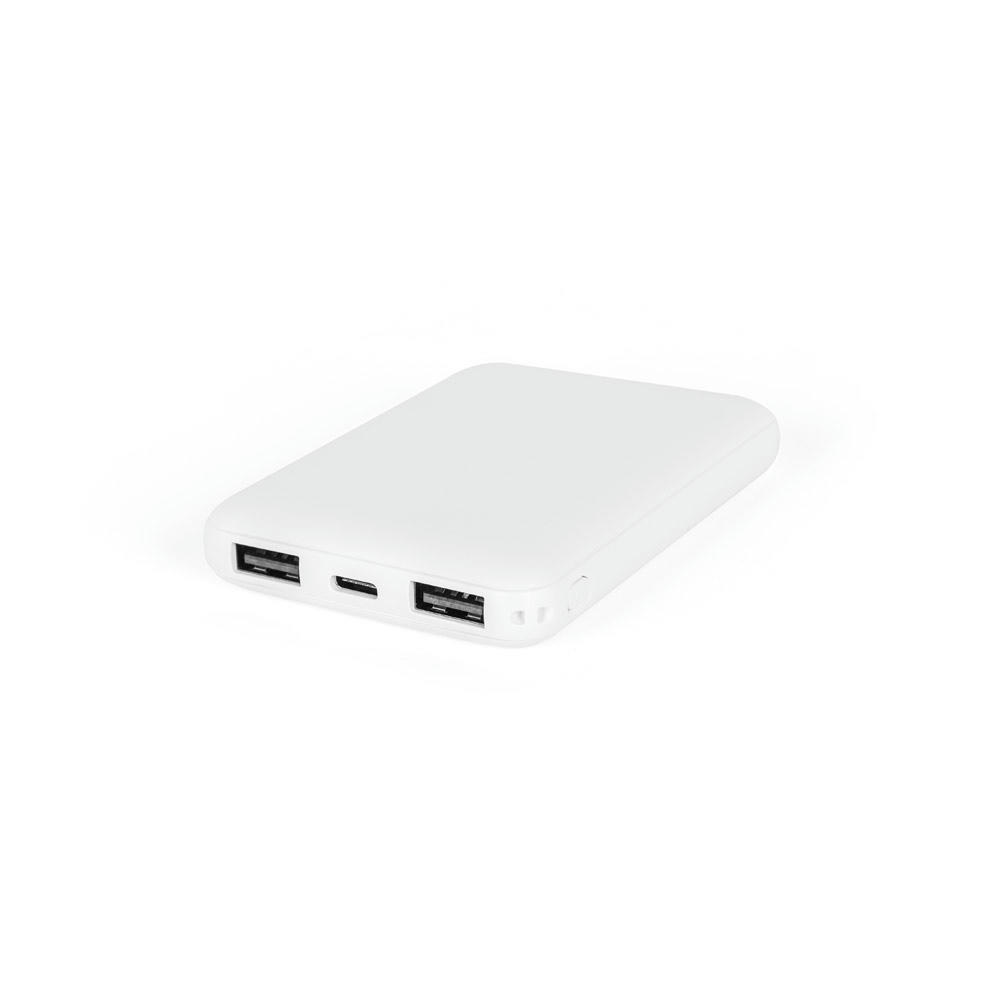 LEAKEY 5. Powerbank 5'000 mAh aus recyceltem ABS (100% rABS) Werbeartikel