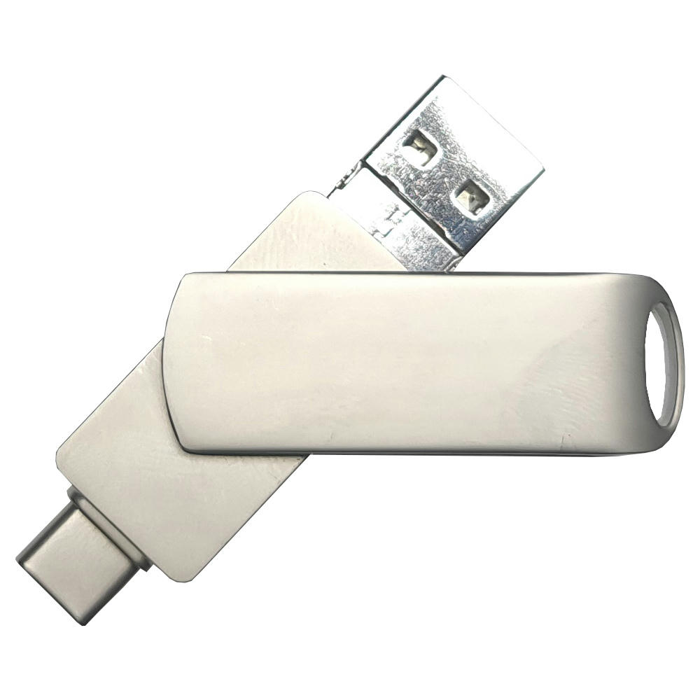 Product image USB-Stick 4in1 OTG 04 USB 3.0 Flash Disk 8 GB Silber Werbeartikel