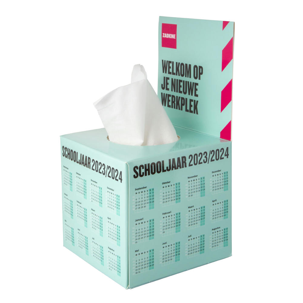 Product image Taschentuchbox mit Klappe Werbeartikel