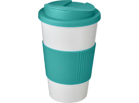 Product image Americano® 350 ml Isolierbecher mit Schutzring & auslaufsicherem Schraubverschluss bedrucken