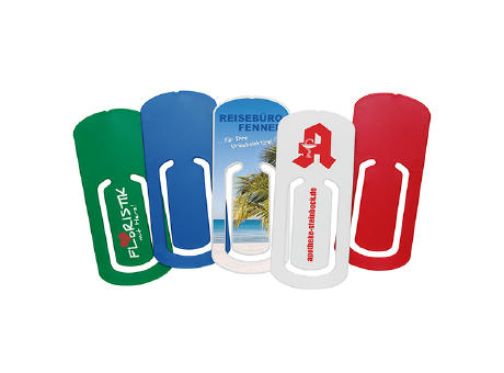 Zettelklammer bedrucken