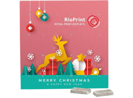 Täfelchen Adventskalender Werbeartikel