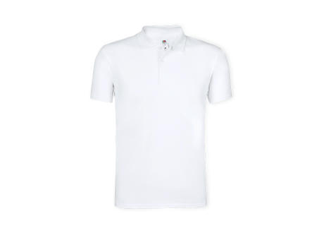 Erwachsene Weiß Polo-Shirt Original bedrucken