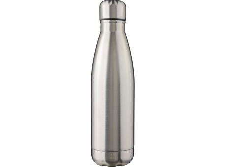 Einwandiger Edelstahlflasche aus recyceltem Stahl 650 ml Cliff Werbeartikel