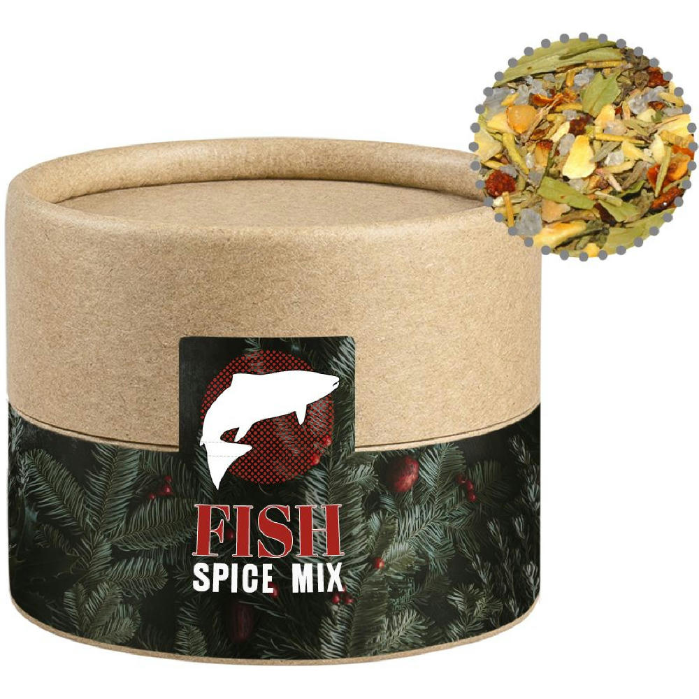 Product image Weihnachts Gewürzmischung Fisch, ca. 30g, Kraftpapierdose Mini Werbeartikel