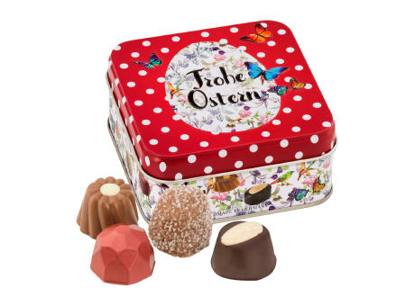 Geschenkartikel / Präsentartikel: Frohe Ostern - Pralinen 50 g  Werbeartikel