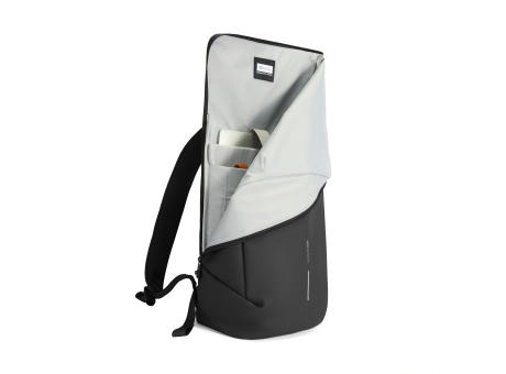 Urban wasserabweisender Flap-Top Rucksack bedrucken