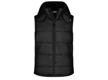 Product image Men's Padded Vest - Modische Steppweste mit abnehmbarer Kapuze Werbeartikel