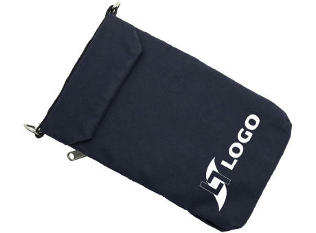 Täschchen 'Toledo', Polycotton Mitternachtsblau bedrucken