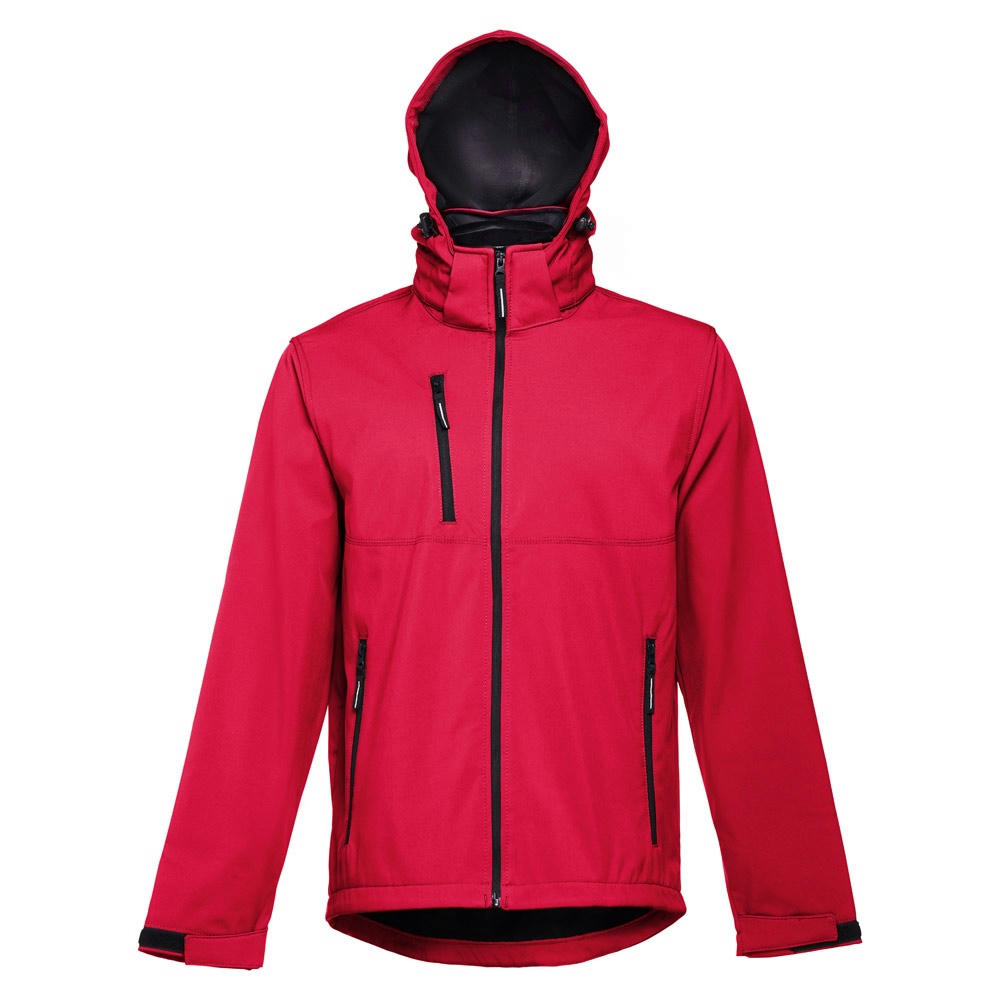 THC ZAGREB II. Herren-Softshell-Jacke aus Polyester und Elastan Werbeartikel