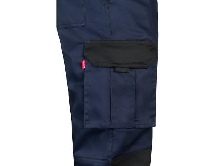 VL NJORD. Zweifarbige Twill-Hose mit mehreren Taschen (240 g/m²), aus Baumwolle (35%) und Polyester (65%) Werbeartikel