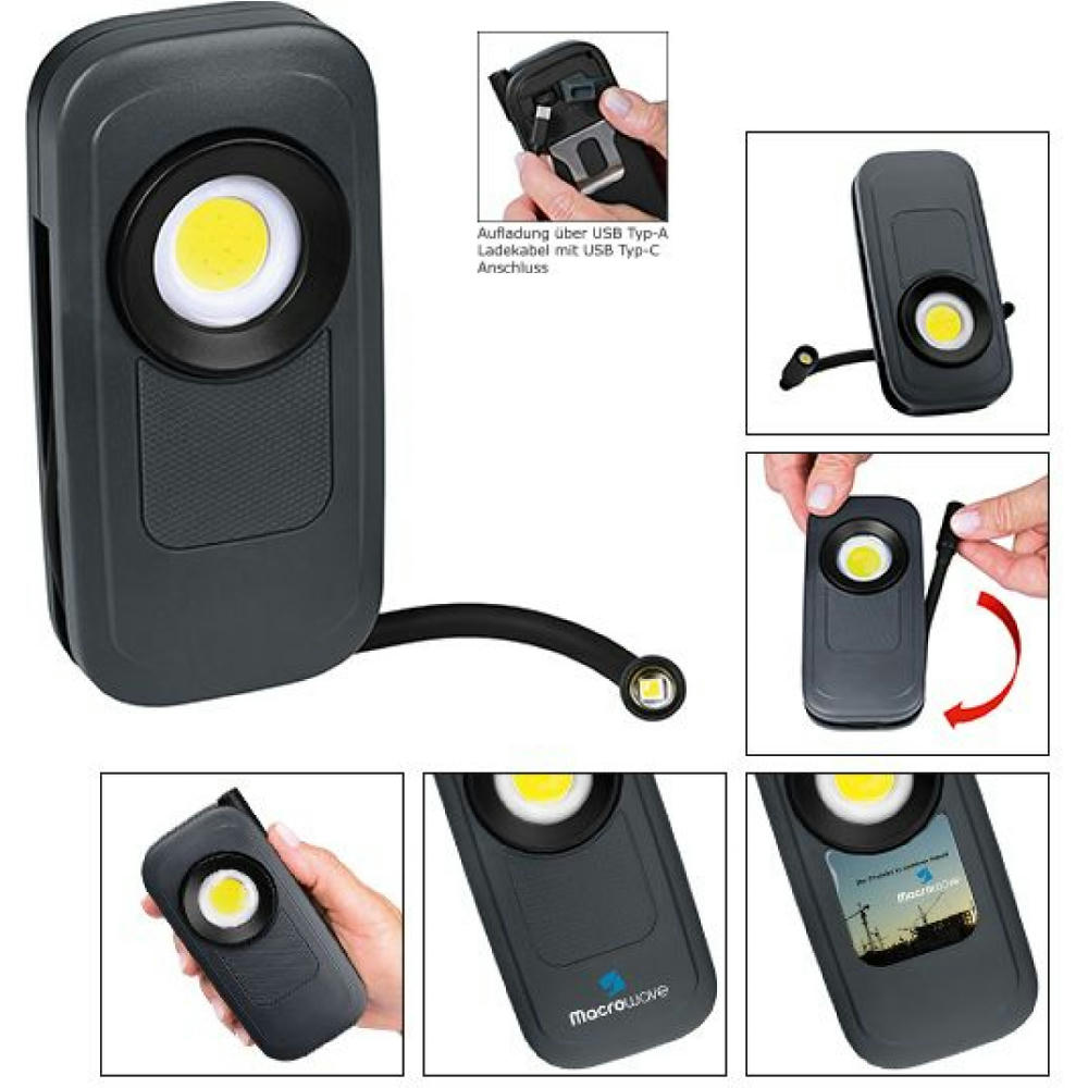 Product image Aufladbare LED Arbeitsleuchte "Power Flex Light 300 L" Werbeartikel