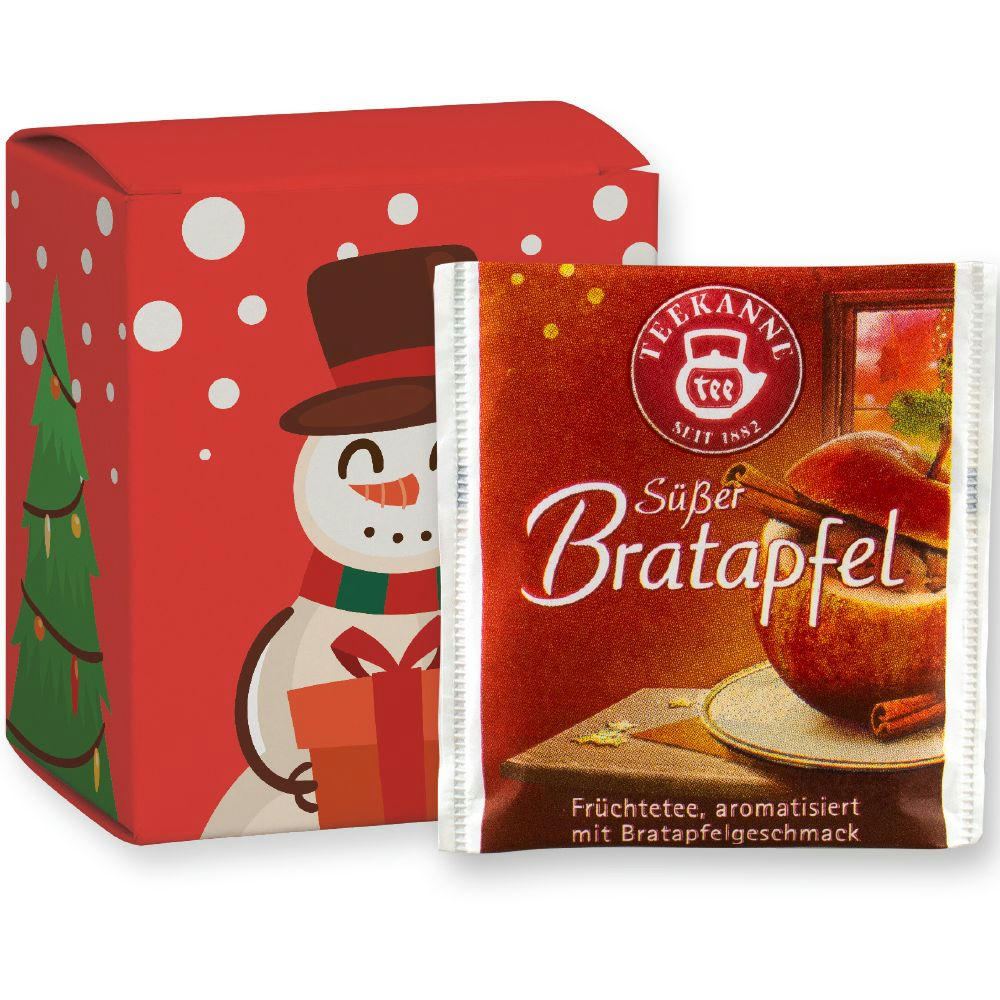 Product image Beuteltee Bratapfel, 5 Stück, 12,5g, Faltschachtel Werbeartikel