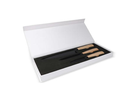 InSideOut 3 Stück Essential Messer Set Ravn Werbeartikel