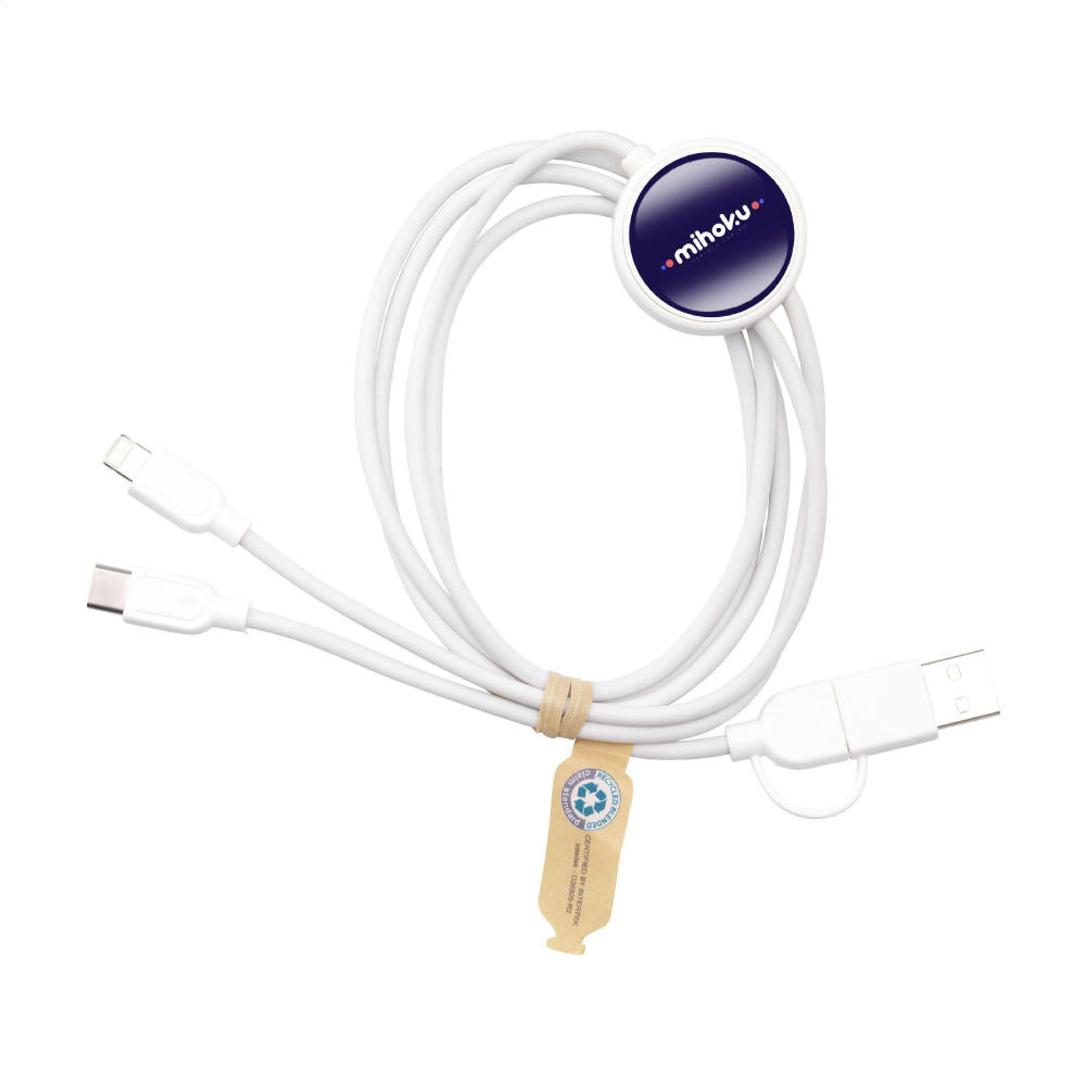 Product image Charging Cable RCS Recycled ABS-TPE Ladekabel Werbeartikel