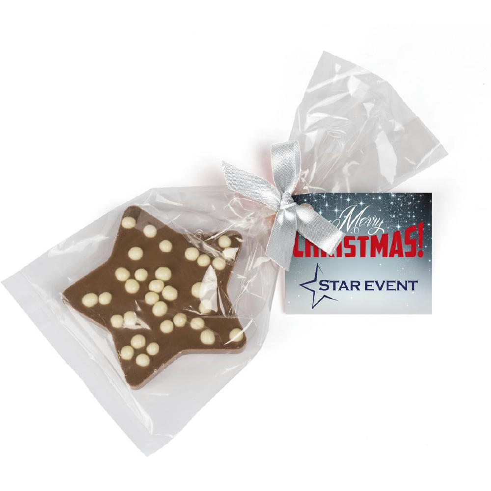 Schoko Weihnachtsstern Werbeartikel