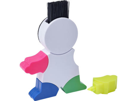 Textmarkerin Figur-Form aus Kunststoff Ella Werbeartikel