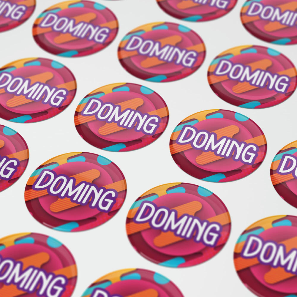Doming Rund Ø 13 mm Werbeartikel