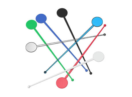 Cocktail-Rührstab "Rund" Werbeartikel