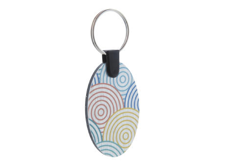 Schlüsselanhänger (oval) Aluudy B bedrucken