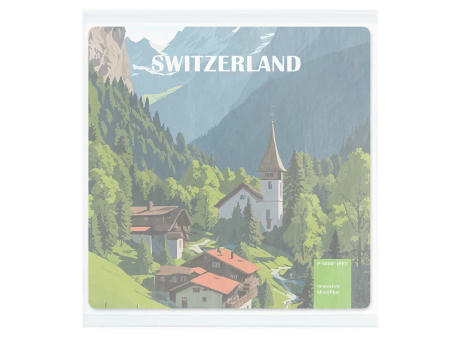 Product image POLYCLEAN rPET Displaytuch 18x18 cm im Pergaminbeutel, All-Inclusive-Paket Werbeartikel