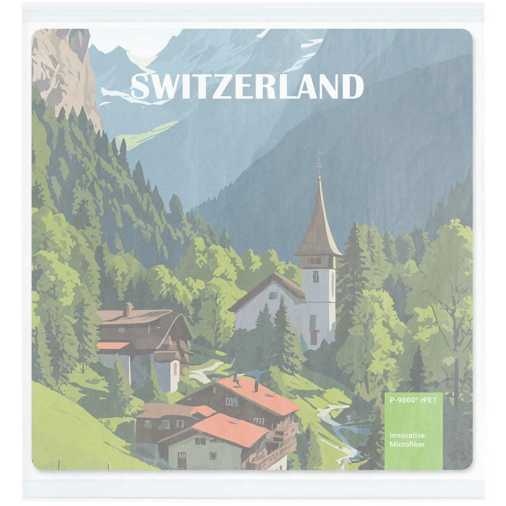 Product image POLYCLEAN rPET Displaytuch 18x18 cm im Pergaminbeutel, All-Inclusive-Paket Werbeartikel