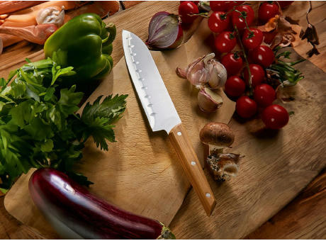 Santoku Messer 'Alta', Bambus Werbeartikel