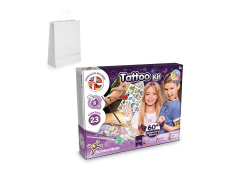 Tattoo Factory Kit II. Lernspiel lieferung inklusive einer kraftpapiertasche (100 g/m²) Werbeartikel