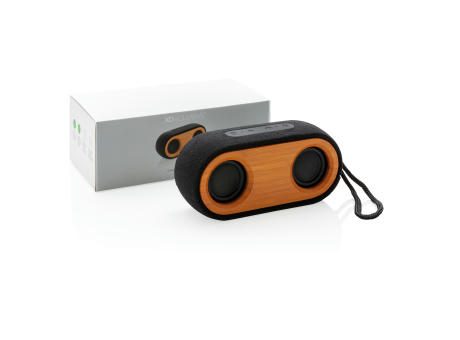 Bamboo X doppelter Lautsprecher Werbeartikel