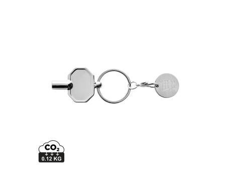 RCS Heizkörpschlüssel & Einkaufswagens-Chip am Schlüsselring bedrucken