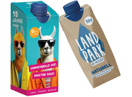 Drink Pack Landpark Mineralwasser Werbeartikel