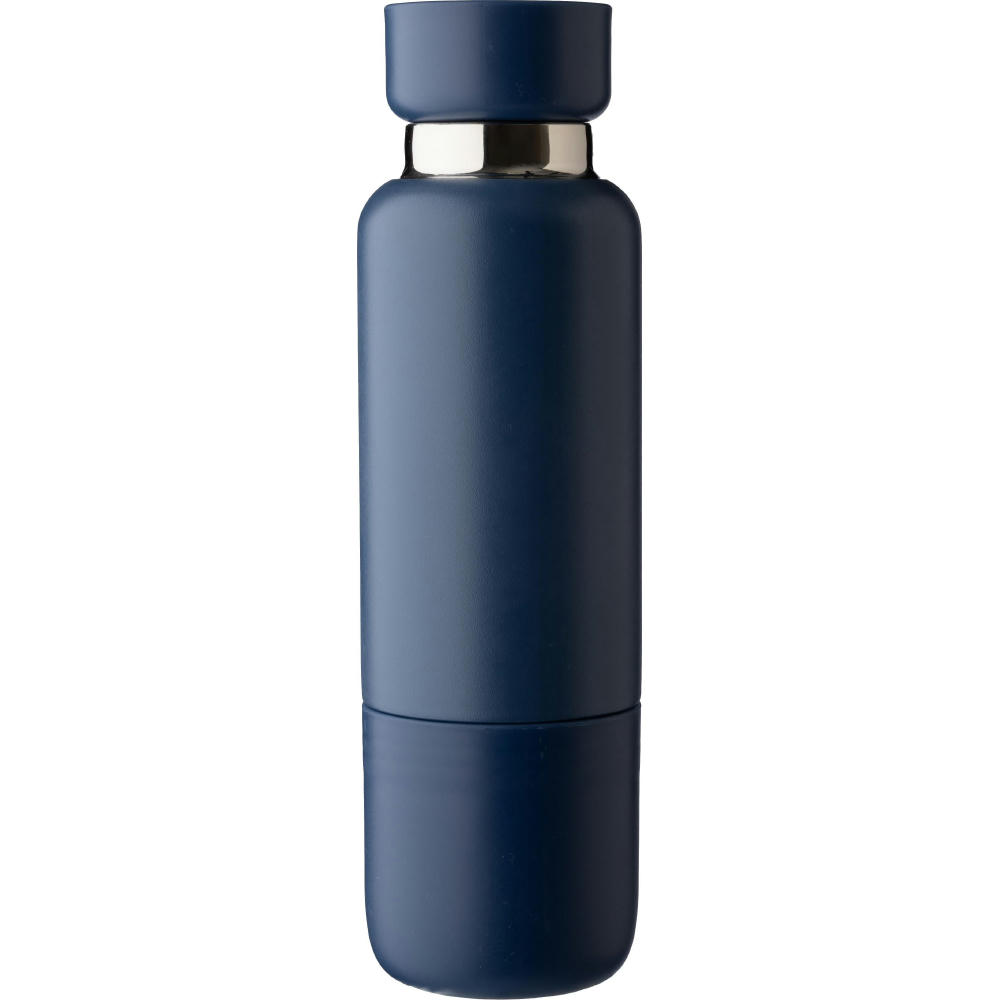 Doppelwandige Flasche aus Edelstahl (500 ml) Lieselotte Werbeartikel